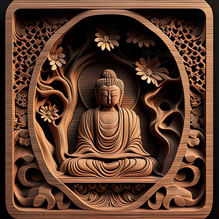 3D model Buddha (STL)